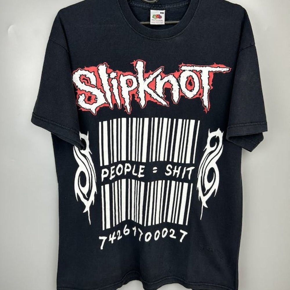 Vintage 2000s Slipknot People Shit Black Tee Stone Sour)